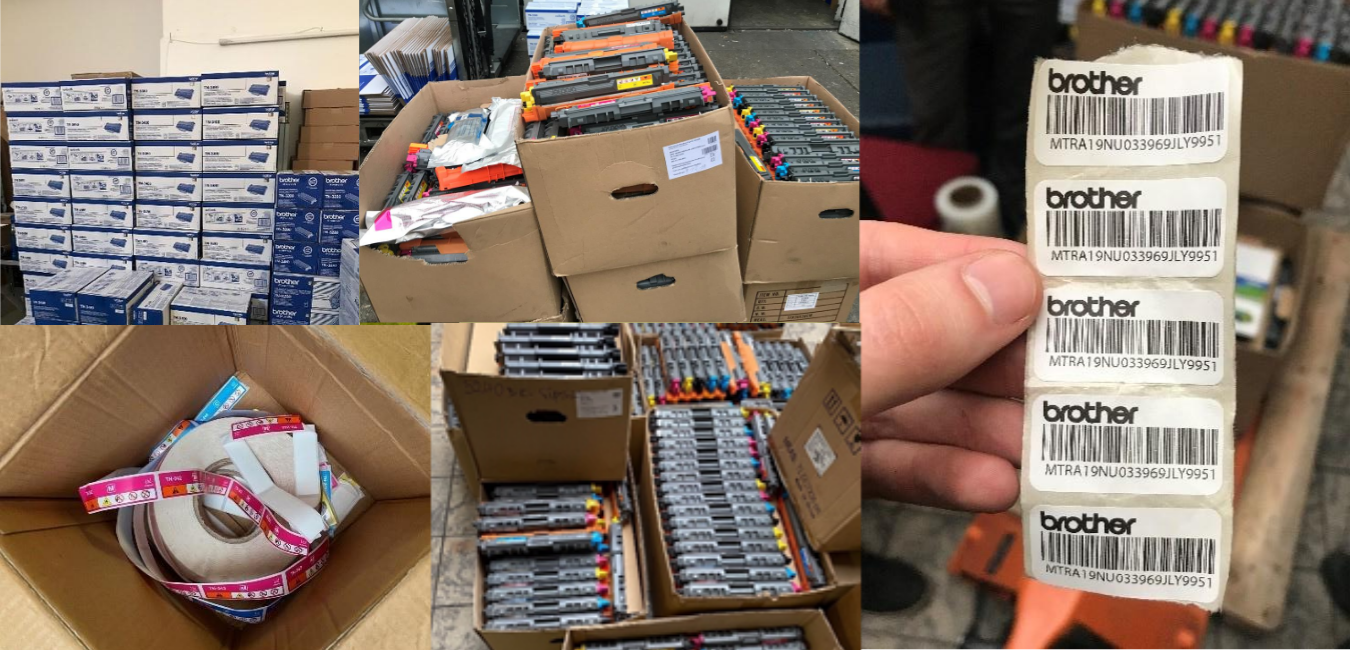 Brother raid of printer supplies in Germany 2019